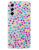 Funda para Samsung Estrella de colores silicón