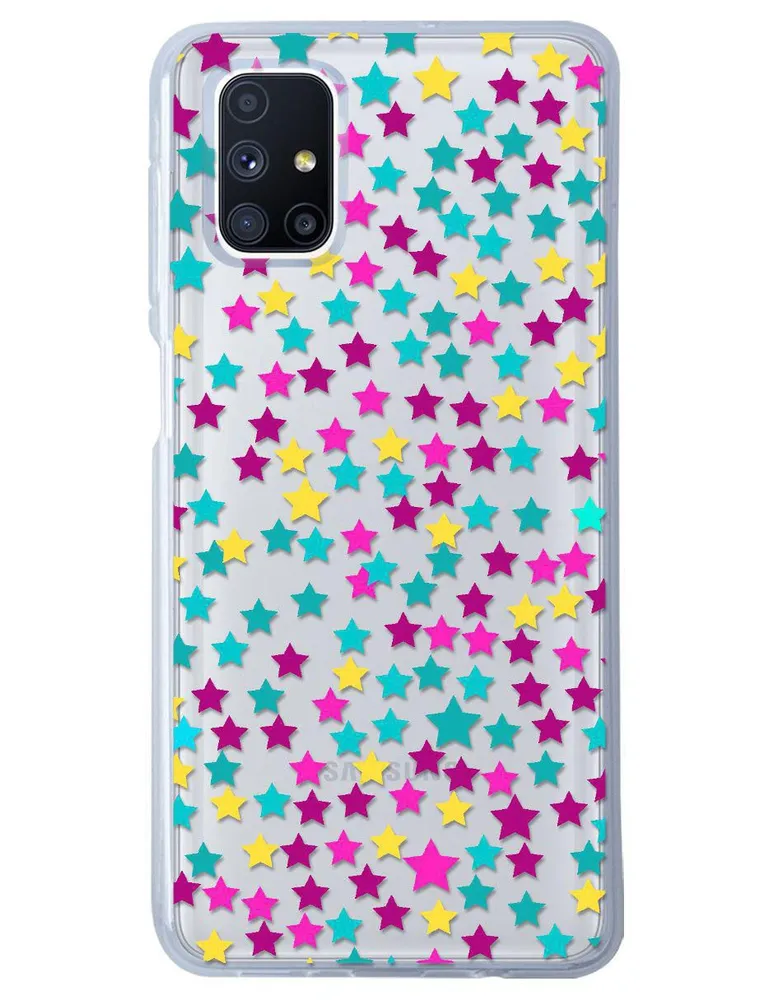 Funda para Samsung Estrella de colores silicón