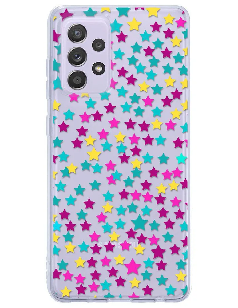 Funda para Samsung Estrella de colores silicón