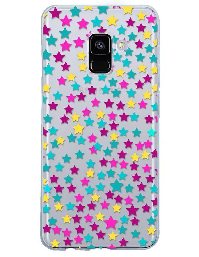 Funda para Samsung Estrella de colores silicón