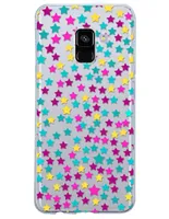 Funda para Samsung Estrella de colores silicón