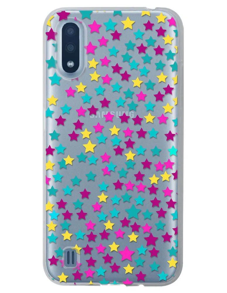 Funda para Samsung Estrella de colores silicón