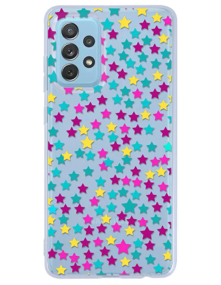 Funda para Samsung Estrella de colores silicón