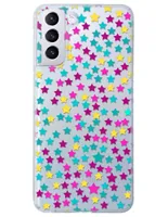 Funda para Samsung Estrella de colores silicón