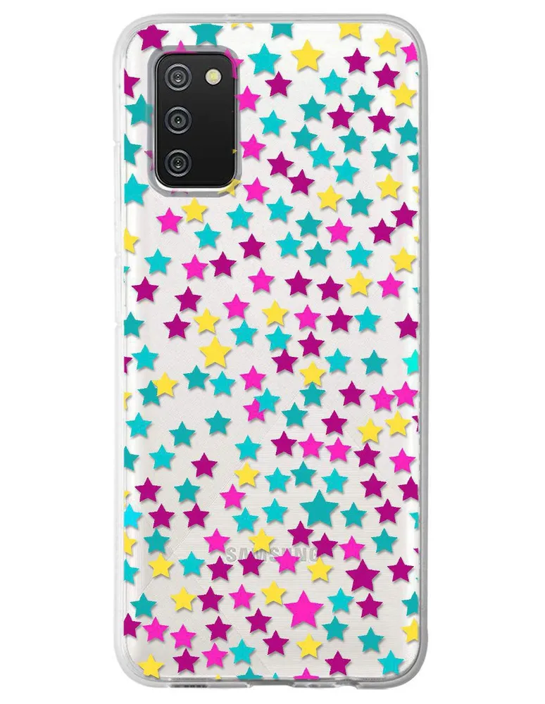 Funda para Samsung Estrella de colores silicón