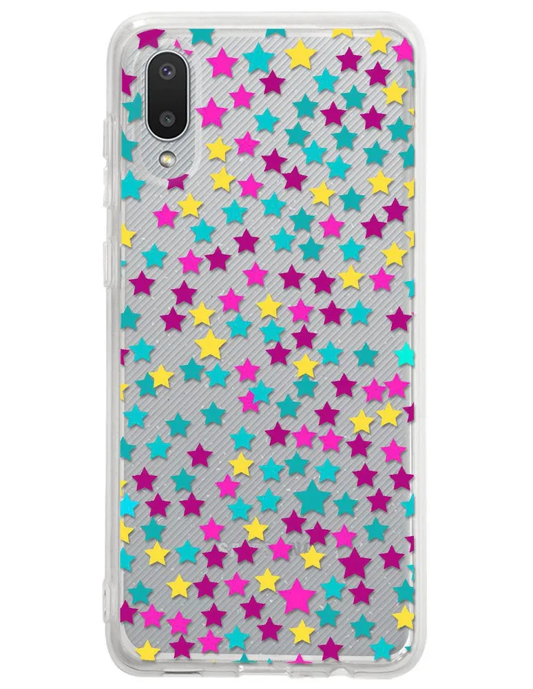 Funda para Samsung Estrella de colores silicón