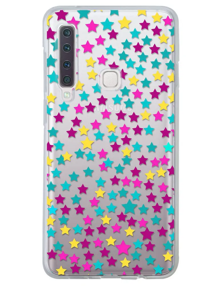 Funda para Samsung Estrella de colores silicón