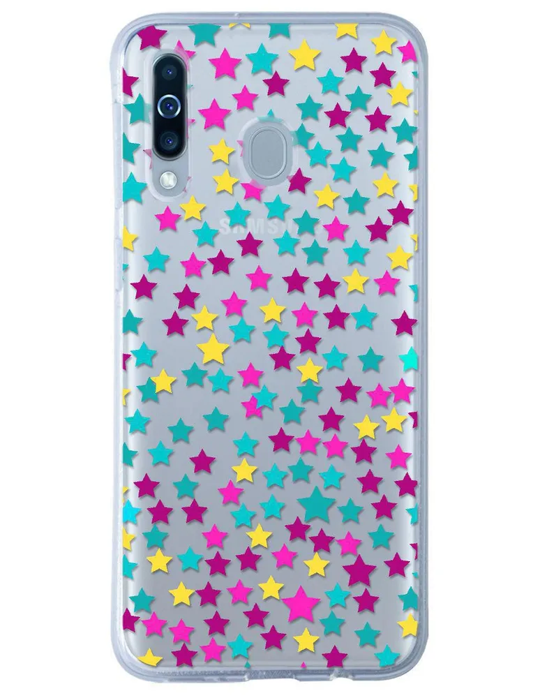 Funda para Samsung Estrella de colores silicón