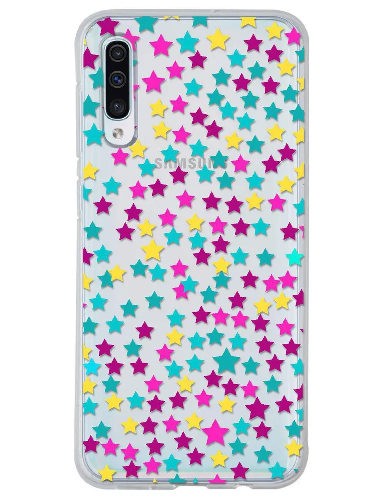 Funda para Samsung Estrella de colores silicón