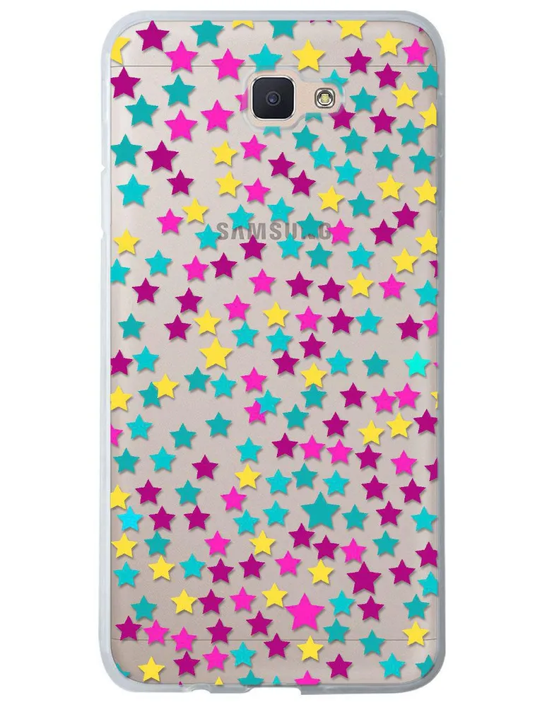 Funda para Samsung Estrella de colores silicón