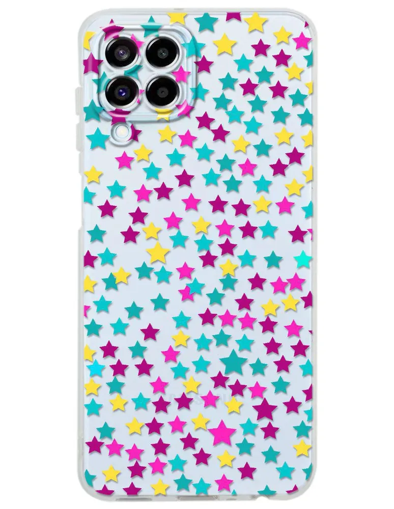 Funda para Samsung Estrella de colores silicón