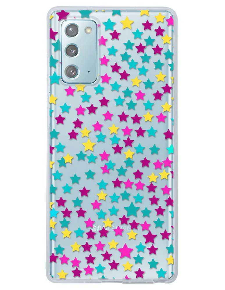 Funda para Samsung Estrella de colores silicón