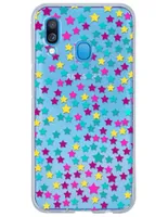 Funda para Samsung Estrella de colores silicón