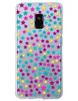 Funda para Samsung Estrella de colores silicón