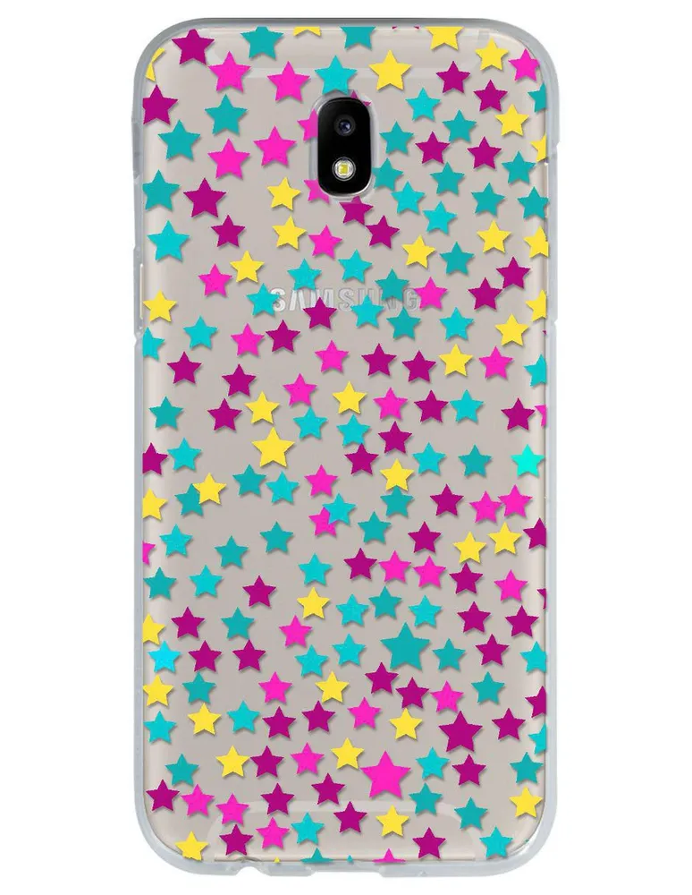 Funda para Samsung Estrella de colores silicón