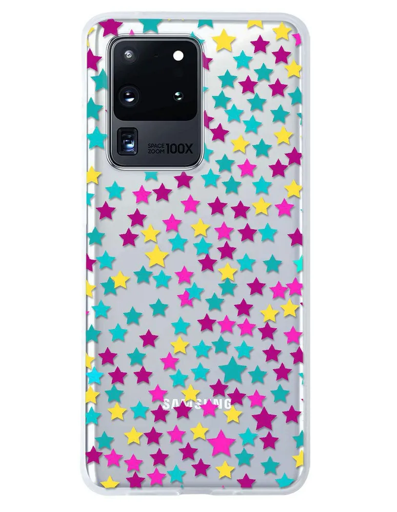 Funda para Samsung Estrella de colores silicón