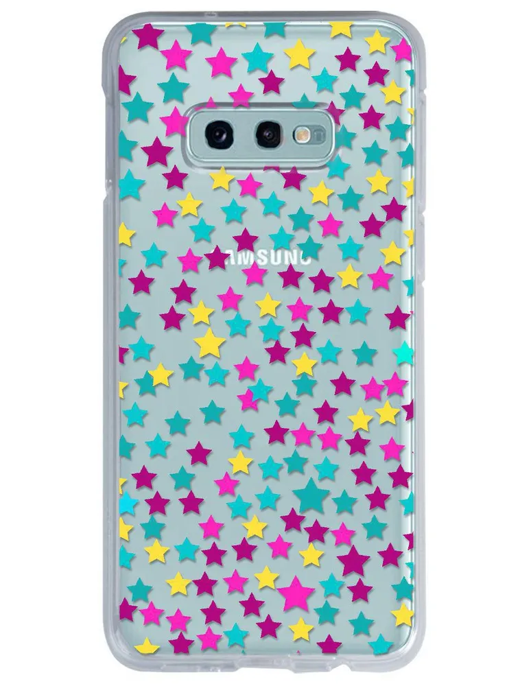 Funda para Samsung Estrella de colores silicón