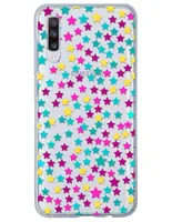 Funda para Samsung Estrella de colores silicón