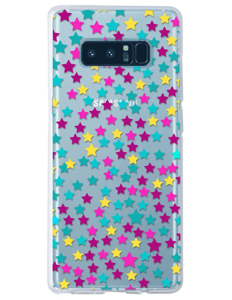 Funda para Samsung Estrella de colores silicón