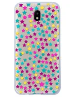 Funda para Samsung Estrella de colores silicón