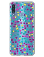 Funda para Samsung Estrella de colores silicón