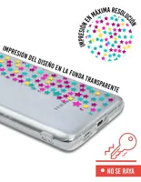 Funda para Samsung Estrella de colores silicón