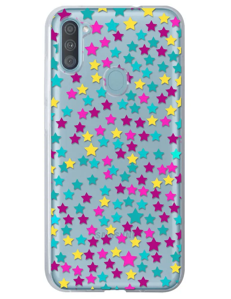 Funda para Samsung Estrella de colores silicón