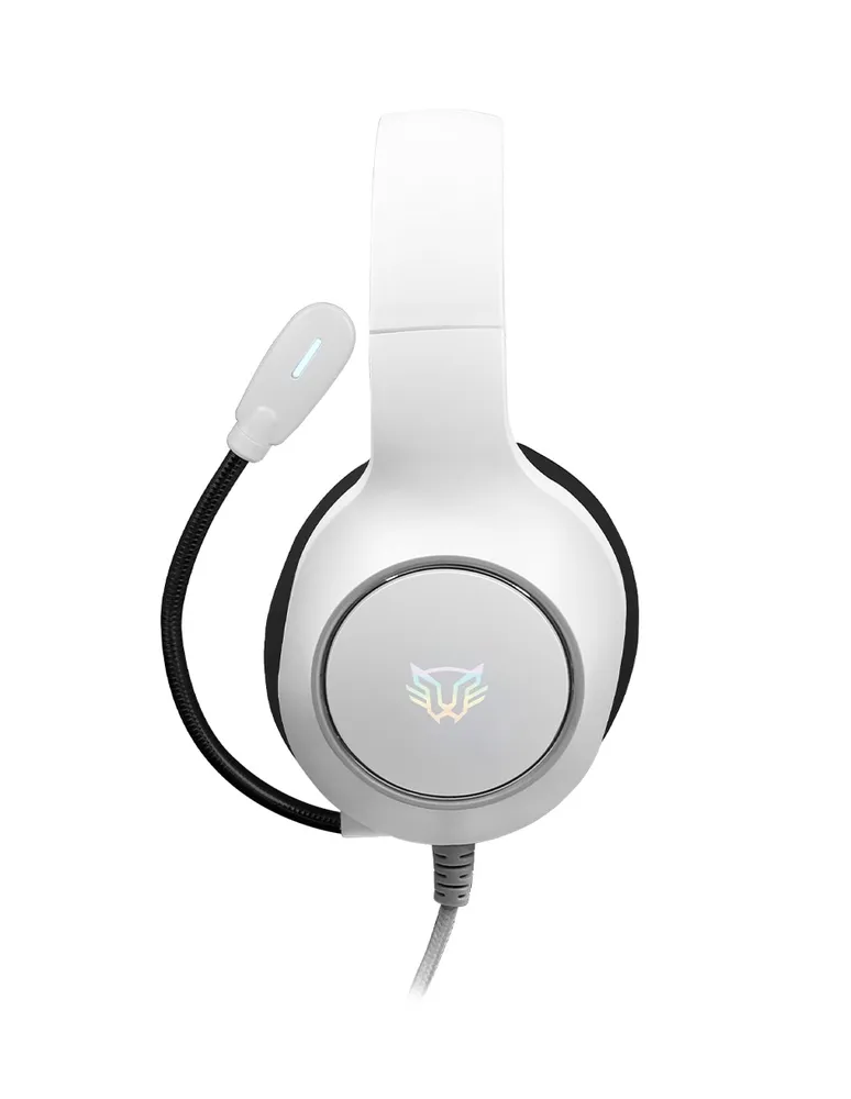 Audífono gamer over ear Balam Rush sonorous hs750 alámbrica con cancelación de ruido