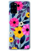 Funda para Celular Samsung Flores de silicón