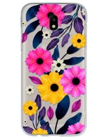 Funda para Celular Samsung Flores de silicón