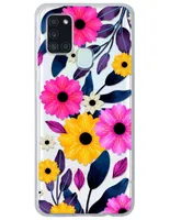 Funda para Celular Samsung Flores de silicón