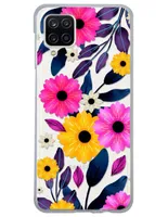 Funda para Celular Samsung Flores de silicón