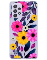 Funda para Celular Samsung Flores de silicón