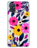 Funda para Celular Samsung Flores de silicón