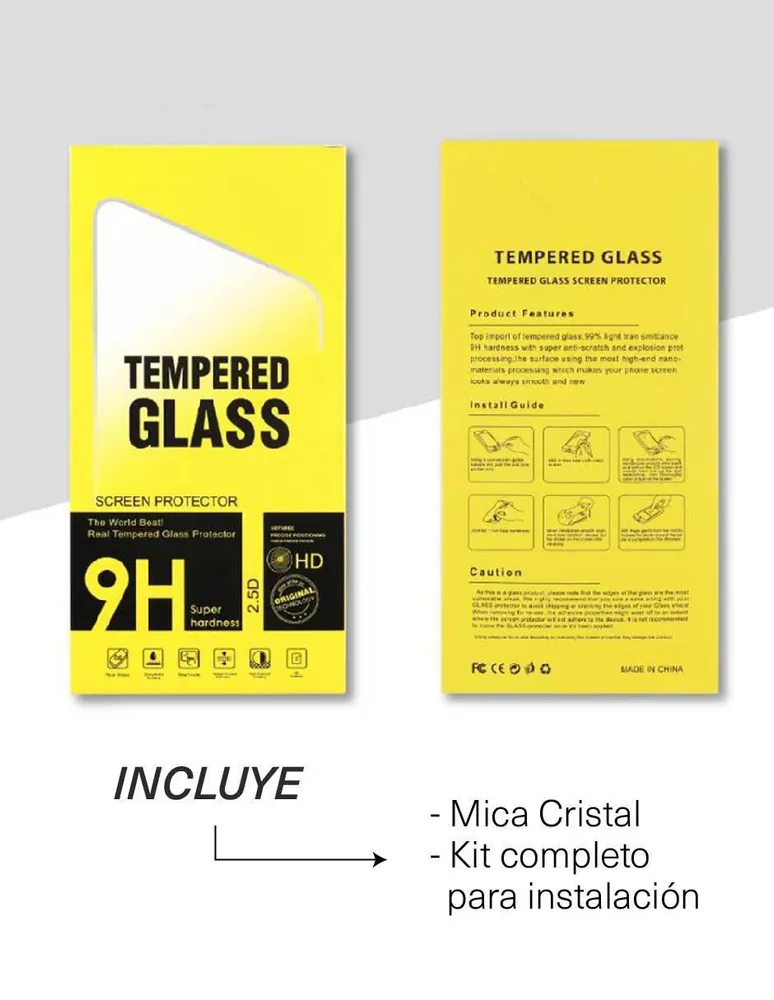 Mica para celular iPhone 13 Pro Sovico cristal templado