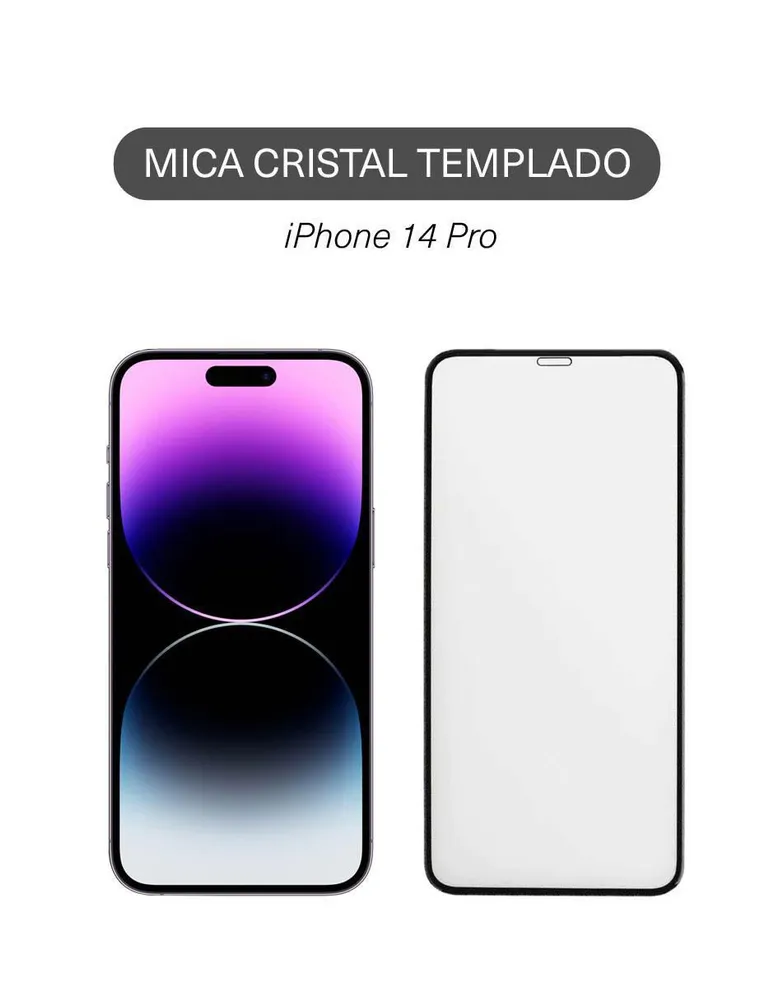 Mica para iPhone 14 Pro Sovico cristal templado