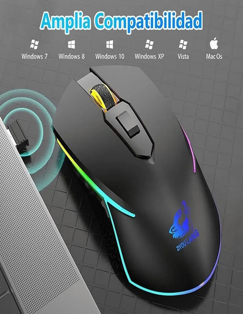 Mouse y teclado gamer Lab.G