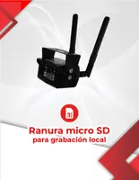 Cámara individual de seguridad Secucore alámbrica para interior y exterior