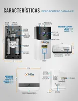 Cámara con timbre de seguridad Xinfin Tech ST30 Inalámbrica para exterior