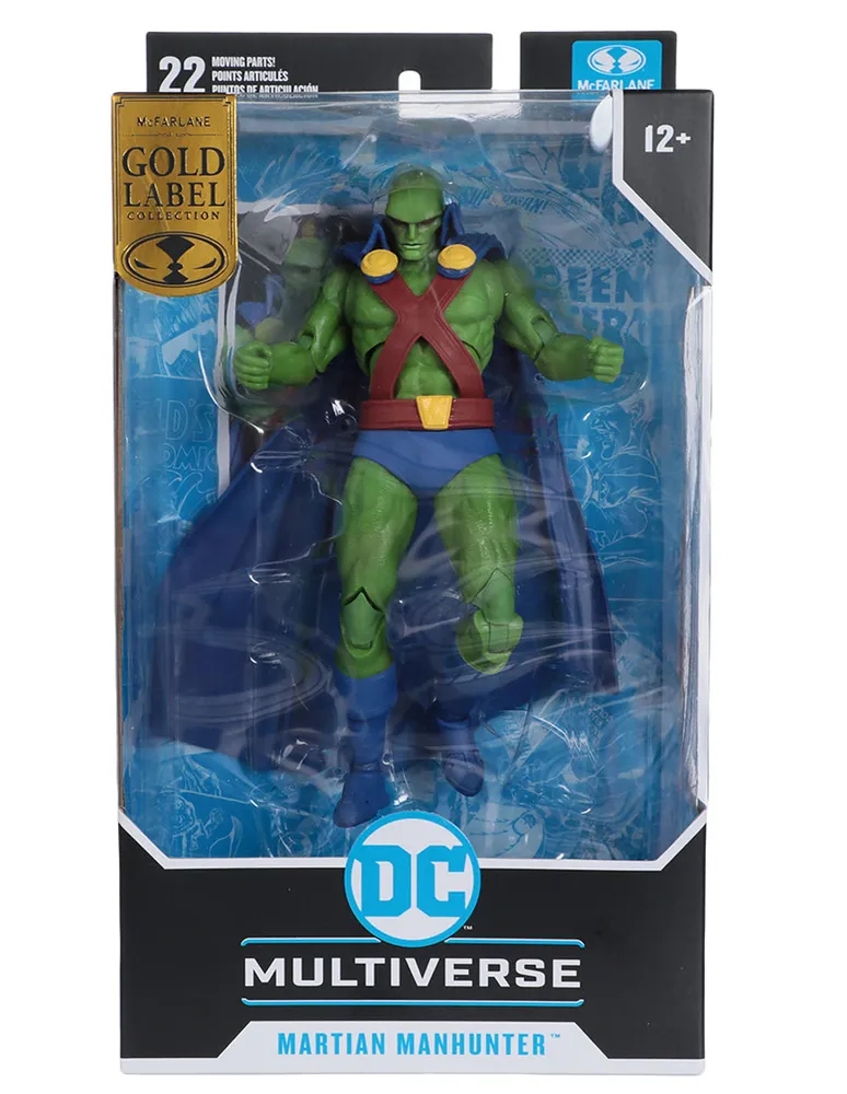 Figura de colección Martian Manhunter Mcfarlane articulado DC