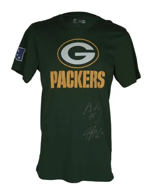 Playera de colección Ídolos firmada Aaron Rodgers Y Jordy Nelson Green Bay Packers