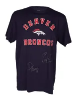 Playera de colección Ídolos firmada Peyton Manning Y Demaryius Thomas Broncos