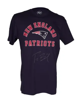 Playera de colección Ídolos firmada Tom Brady New England Patriots