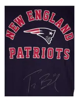 Playera de colección Ídolos firmada Tom Brady New England Patriots