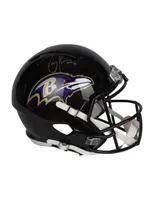 Casco de colección Ídolos firmado Ray Lewis Baltimore Ravens