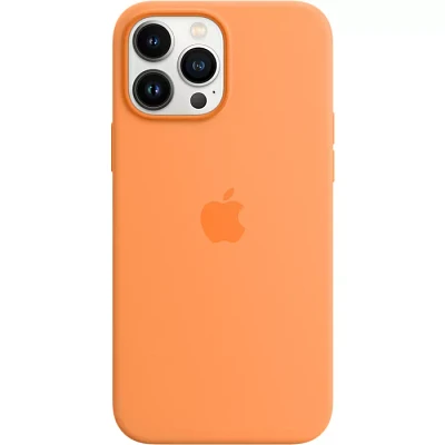 Apple Silicone Case with MagSafe for iPhone 13 Pro Max - Marigold | Verizon