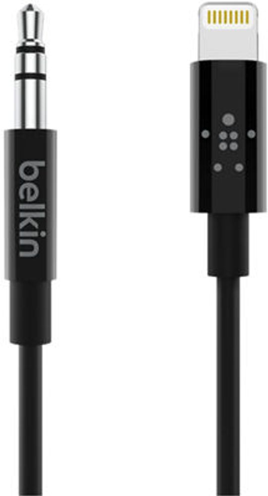 Belkin  mm Audio Cable With Lightning Connector - Black | Dulles Town  Center