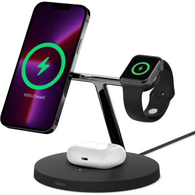 Belkin Boost Up Charge PRO 3-in-1 Wireless Charging Stand with MagSafe - | Verizon