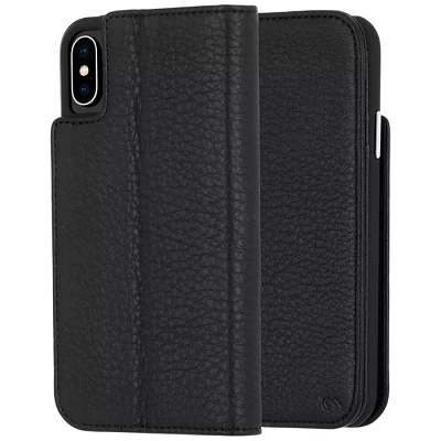 Case-Mate Wallet Folio Case for iPhone XS/X - Black | Verizon