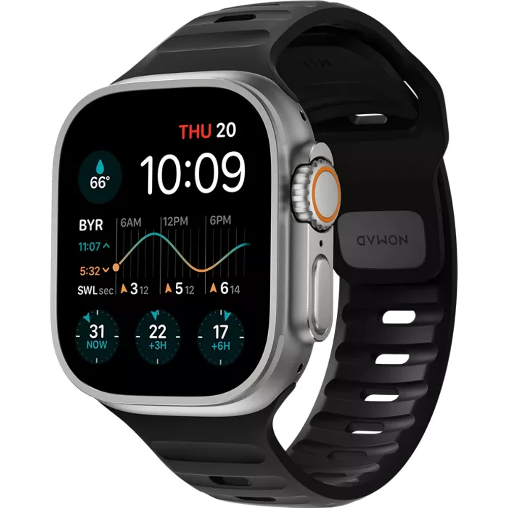 Nomad Sport Band for Apple Watch 45 / 49mm - Black | Smartwatch